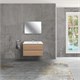 VINCEA База под раковину Gio 800 подвесная, 2 выкатных ящика soft-close, N.Oak VMC-2G800NO - фото 373402