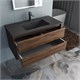 VINCEA База под раковину Gio 1000 подвесная, 2 выкатных ящика soft-close, C.Oak VMC-2G100CO - фото 373421