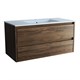 VINCEA База под раковину Gio 1000 подвесная, 2 выкатных ящика soft-close, C.Oak VMC-2G100CO - фото 373425