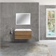 VINCEA База под раковину Gio 100 подвесная, 2 выкатных ящика soft-close, T.Oak VMC-2G100TO - фото 373432