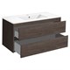 VINCEA База под раковину Gio 100 подвесная, 2 выкатных ящика soft-close, R.Oak VMC-2G100RO - фото 373440