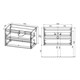 VINCEA База под раковину Gio 100 подвесная, 2 выкатных ящика soft-close, R.Oak VMC-2G100RO - фото 373443
