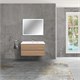 VINCEA База под раковину Gio 100 подвесная, 2 выкатных ящика soft-close, N.Oak VMC-2G100NO - фото 373444