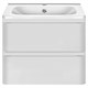 VINCEA База под раковину Vico 600 подвесная, 2 выкатных ящика soft close, G.White VMC-2V600GW - фото 373458