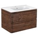 VINCEA База под раковину Vico 800 подвесная, 2 выкатных ящика soft close, R.Wood VMC-2V800RW - фото 373503