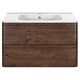 VINCEA База под раковину Vico 800 подвесная, 2 выкатных ящика soft close, R.Wood VMC-2V800RW - фото 373505