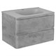 VINCEA База под раковину Vico 800 подвесная, 2 выкатных ящика soft close, Beton VMC-2V800BT - фото 373518