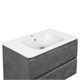 VINCEA Раковина VCB-2VP800W из искусственного камня, цвет белый VCB-2VP800W - фото 373532