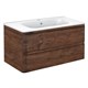 VINCEA База под раковину Vico 1000 подвесная, 2 выкатных ящика soft close, R.Wood VMC-2V100RW - фото 373544