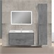 VINCEA База под раковину Vico 1000 подвесная, 2 выкатных ящика soft close, Beton VMC-2V100BT - фото 373546