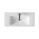 VINCEA Раковина VCB-2VP1000W из искусственного камня, цвет белый VCB-2VP100W - фото 373558
