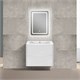 VINCEA База под раковину Paola 600 подвесная, 2 выкатных ящика soft close, G.White VMC-2P600GW - фото 373560