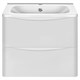VINCEA База под раковину Paola 600 подвесная, 2 выкатных ящика soft close, G.White VMC-2P600GW - фото 373561