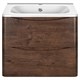 VINCEA База под раковину Paola 600 подвесная, 2 выкатных ящика soft close, R.Wood VMC-2P600RW - фото 373568