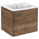 VINCEA База под раковину Paola 600 подвесная, 2 выкатных ящика soft close, V.Oak VMC-2P600VO - фото 373588