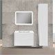 VINCEA База под раковину Paola 800 подвесная, 2 выкатных ящика soft close, G.White VMC-2P800GW - фото 373590