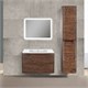 VINCEA База под раковину Paola 800 подвесная, 2 выкатных ящика soft close, R.Wood VMC-2P800RW - фото 373596