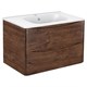 VINCEA База под раковину Paola 800 подвесная, 2 выкатных ящика soft close, R.Wood VMC-2P800RW - фото 373597