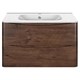 VINCEA База под раковину Paola 800 подвесная, 2 выкатных ящика soft close, R.Wood VMC-2P800RW - фото 373598