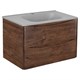 VINCEA База под раковину Paola 800 подвесная, 2 выкатных ящика soft close, R.Wood VMC-2P800RW - фото 373601