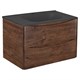 VINCEA База под раковину Paola 800 подвесная, 2 выкатных ящика soft close, R.Wood VMC-2P800RW - фото 373602