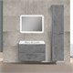 VINCEA База под раковину Paola 800 подвесная, 2 выкатных ящика soft close, Beton VMC-2P800BT - фото 373604