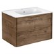VINCEA База под раковину Paola 800 подвесная, 2 выкатных ящика soft close, V.Oak VMC-2P800VO - фото 373612