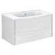 VINCEA База под раковину Paola 1000 подвесная, 2 выкатных ящика soft close, G.White VMC-2P100GW - фото 373622