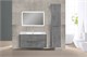 VINCEA База под раковину Paola 1000 подвесная, 2 выкатных ящика soft close, Beton VMC-2P100BT - фото 373630