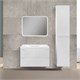VINCEA База под раковину Fine 800 подвесная, 2 выкатных ящика soft close, G.White VMC-2F800GW - фото 373642