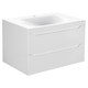 VINCEA База под раковину Fine 800 подвесная, 2 выкатных ящика soft close, G.White VMC-2F800GW - фото 373645