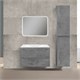 VINCEA База под раковину Fine 800 подвесная, 2 выкатных ящика soft close, Beton VMC-2F800BT - фото 373647