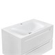 VINCEA Раковина VCB-1F800W из искусственного камня, цвет белый VCB-1F800W - фото 373653