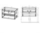 VINCEA База под керамическую раковину Mia 750 подвесная, 2 выкатных ящика soft close, Beton VMC-2MC750BT - фото 373688