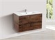 VINCEA База под керамическую раковину Mia 750 подвесная, 2 выкатных ящика soft close, R.Wood VMC-2MC750RW - фото 373695