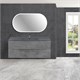 VINCEA База под керамическую раковину Mia 1200 подвесная, 2 выкатных ящика soft close, Beton VMC-2MC120BT - фото 373790