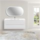 VINCEA База под керамическую раковину Mia 1200 подвесная, 2 выкатных ящика soft close, G.White VMC-2MC120GW - фото 373792