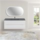 VINCEA База под керамическую раковину Mia 1200 подвесная, 2 выкатных ящика soft close, G.White VMC-2MC120GW - фото 373796