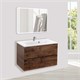 VINCEA База под раковину Mia 750 подвесная, 2 выкатных ящика soft close, R.Wood VMC-2MA750RW - фото 373830