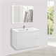 VINCEA База под раковину Mia 800 подвесная, 2 выкатных ящика soft close, G.White VMC-2MA800GW - фото 373867