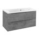 VINCEA База под раковину Mia 900 подвесная, 2 выкатных ящика soft close, Beton VMC-2MA900BT - фото 373908