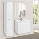 VINCEA База под раковину Mia 600 подвесная, 2 выкатных ящика soft close, G.White VMC-2MA600GW - фото 373951