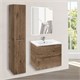 VINCEA База под раковину Mia 600 подвесная, 2 выкатных ящика soft close, V.Oak VMC-2MA600VO - фото 373959