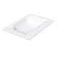 VINCEA Раковина VCB-3M600W из искусственного камня, цвет белый VCB-3M600W - фото 373964