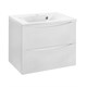 VINCEA База под раковину Mia 650 подвесная, 2 выкатных ящика soft close, G.White VMC-2MA650GW - фото 373973