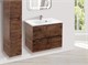 VINCEA База под раковину Mia 650 подвесная, 2 выкатных ящика soft close, R.Wood VMC-2MA650RW - фото 373978