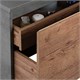 VINCEA База под накладную раковину Mesa 600 подвесная, 1 выкатной/1 скрытый ящик soft close, T.Oak + Beton VMC-2MS600TB - фото 373997