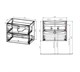 VINCEA База под керамическую раковину Mia Slim 600 подвесная, 2 выкатных ящика soft close, Beton VMC-2MC600S1BT - фото 374060