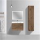 VINCEA База под керамическую раковину Mia Slim 800 подвесная, 2 выкатных ящика soft close, V.Oak VMC-2MC800S1VO - фото 374095