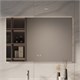 VINCEA Зеркало LED VLM-4F120GM-2 1200х800 c сенсорным выключателем, антизапотевание, вороненая сталь VLM-4F120GM-2 - фото 374125